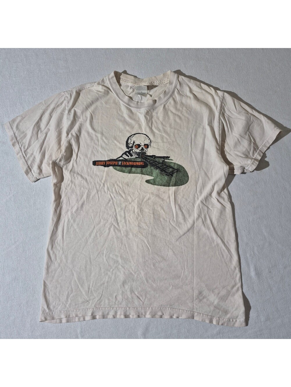 White Jerry Joseph & The Jackmormons M Med graphic T-shirt